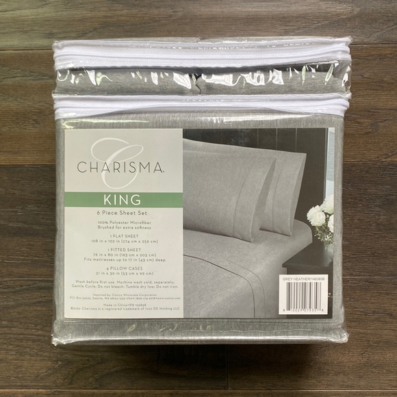 Charisma Bedding Charisma Microfiber King 6 Piece Sheet Set Poshmark